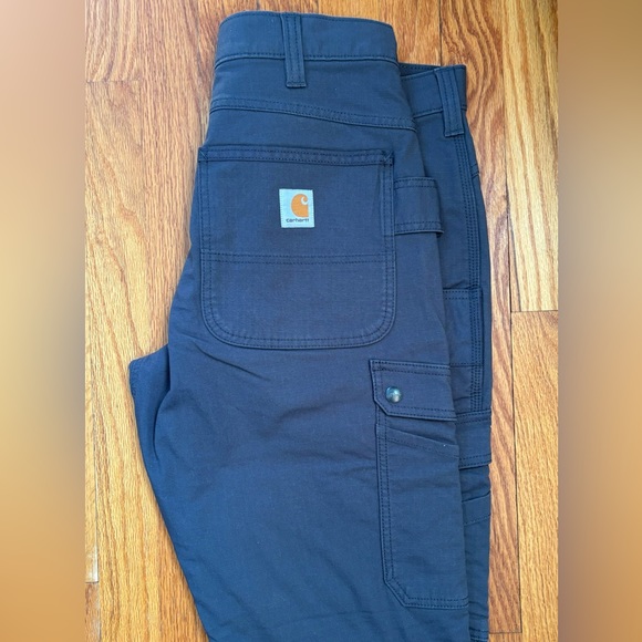NWT Carhartt Rugged Flex Relax Fit Ripstop Cargo Fleece Lined Men’s 32x30 Pants - Picture 4 of 9